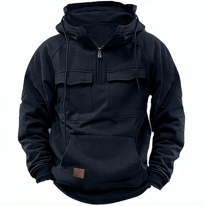 NOAH | COMFORTABELE WINTERHOODIE MET RITSSLUITING