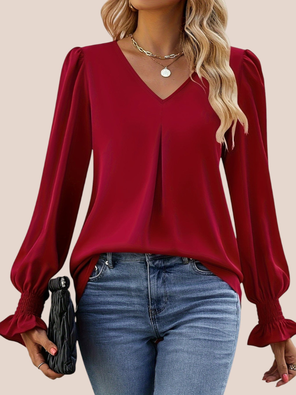 SUZANNE | ELEGANTE HERFSTBLOUSE