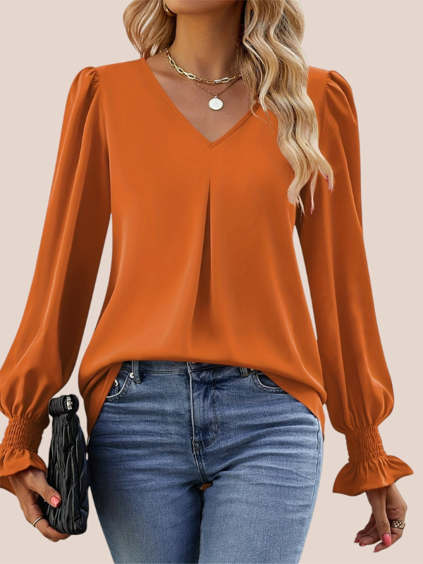 SUZANNE | ELEGANTE HERFSTBLOUSE